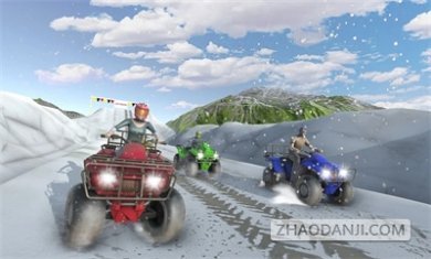 山地四轮摩托车赛