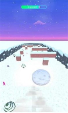 雪球向前滚