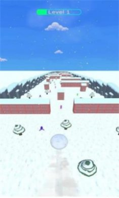 雪球向前滚
