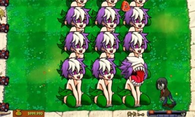植物怒战僵尸王魔改娘化版2022